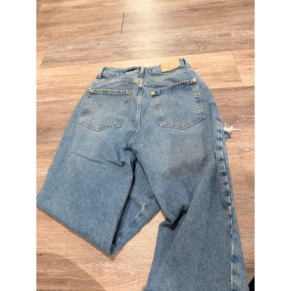 Zara Distressed Denim Size 4 Jeans - Picture 5 of 6